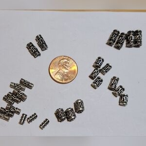 DESTASH:  Bali style tube beads